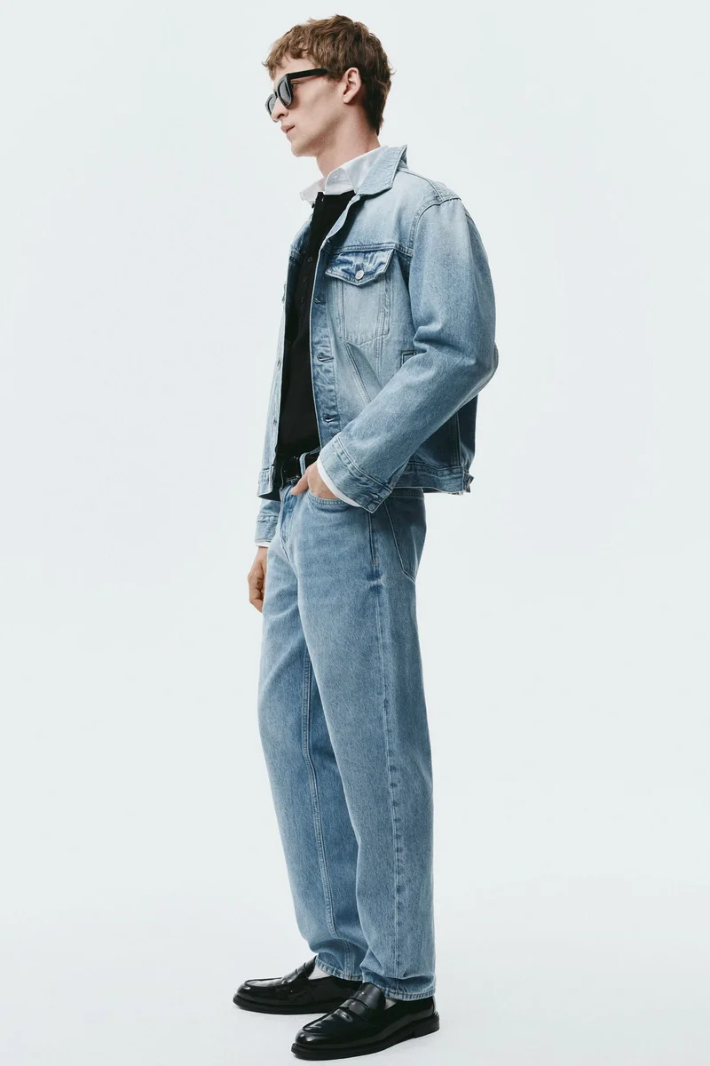 H&M  Straight Regular Jeans for Men | Best Price UAE